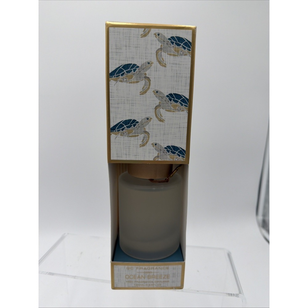 GC Fragrance OCEAN BREEZE Reed Diffuser Set 4.23 fl. oz Fragranced Liquid New